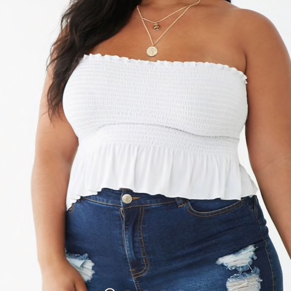 white tube top